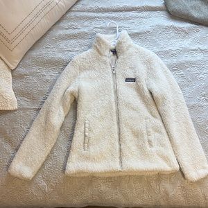 Paragonia Women’s Los Gatos Fleece Jacket: Birch White